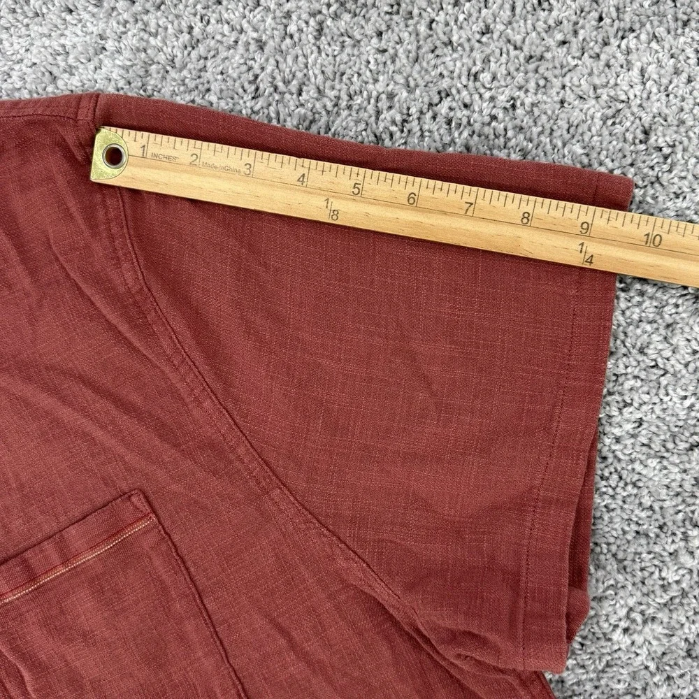 Marine Layer Stretch Selvage Short Sleeve Shirt Men's XXL Cotton Button Up